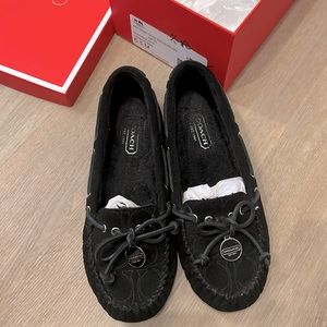 Coach black side sherling